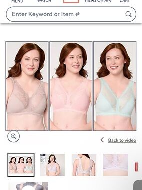 Breezies soft support, lace wire free unlined bra set of three
